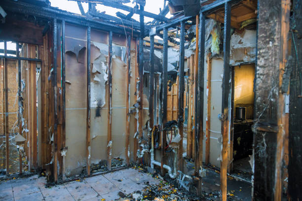 Professional Fire Damage Repair technician working in Pacific, WA